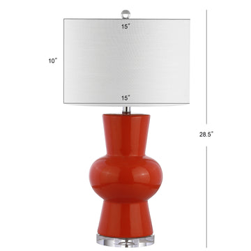 Julia 28.5" Ceramic LED Table Lamp - JONATHAN Y